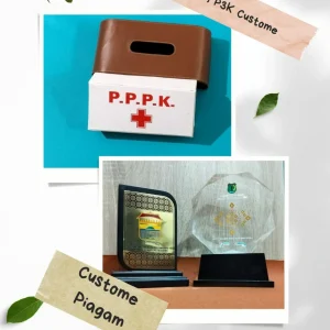 Box Tissue, P3K, Custom Piagam