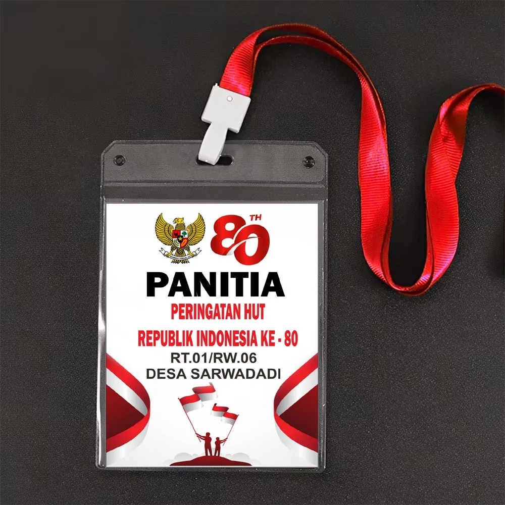 Name tag premium untuk seminar dan event